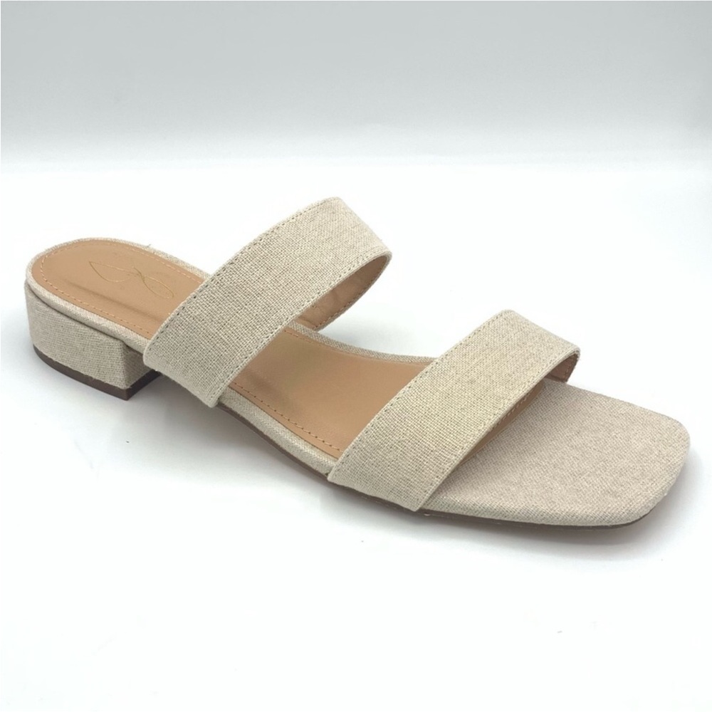 “JOIE” Nolita Linen Slip On Sandal